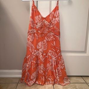 summer floral mini dress